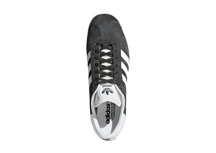 ADIDAS GAZELLE SHOES DARK-GRAY WHITE – תמונה 3