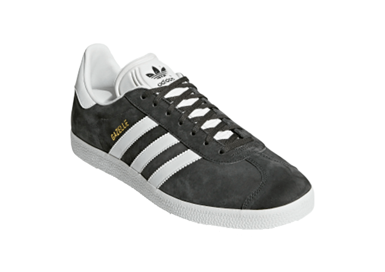ADIDAS GAZELLE SHOES DARK-GRAY WHITE – תמונה 2