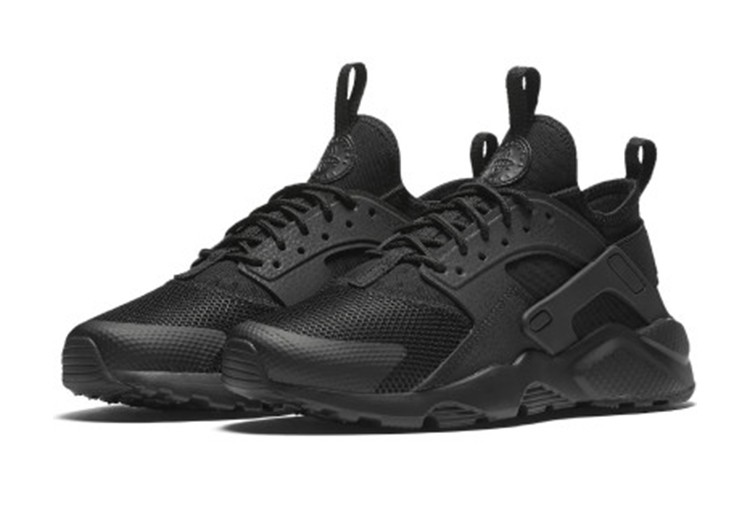 נעלי נייק-Nike Air Huarache Run Ultra Running  Black – תמונה 2
