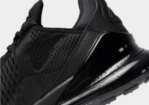 ⁦נעלי נייק-Nike Air Max 270 Black⁩ – תמונה ⁦4⁩
