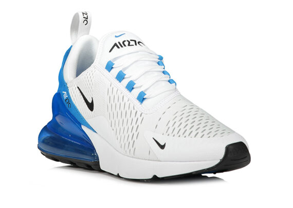 ⁦נעלי נייק-Nike Footwear Air Max 270 - White / Blue⁩ – תמונה ⁦2⁩