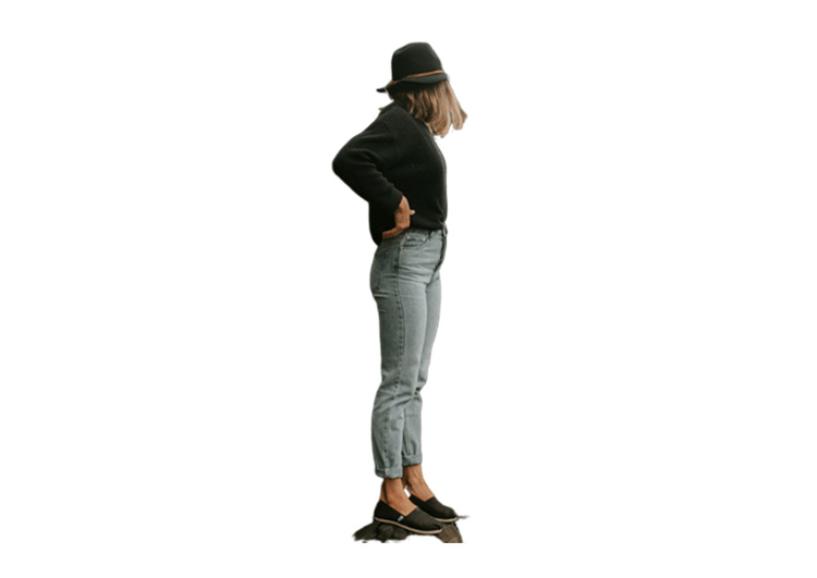 נעלי טומס-TOMS SHOES - CLASSIC BLACK CANVAS – תמונה 4