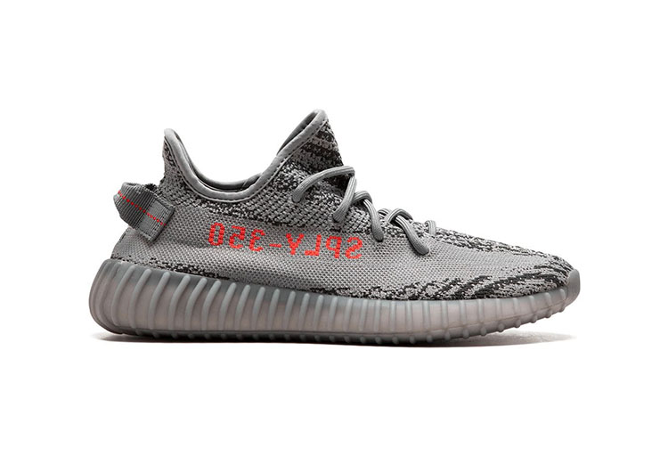 נעלי אדידס-ADIDAS 350 GRAY - RED – תמונה 5