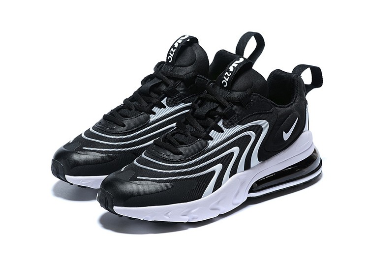 נעלי נייק-nike air max270 BLACK-WHITE – תמונה 4