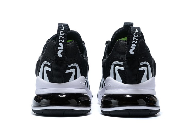 נעלי נייק-nike air max270 BLACK-WHITE – תמונה 3