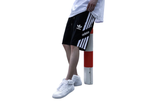 ⁦מכנס אדידס-ADIDAS PANTS-BLACK-WHITE⁩ – תמונה ⁦13⁩