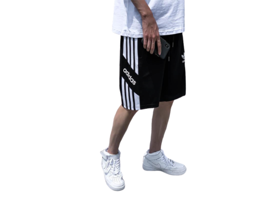 ⁦מכנס אדידס-ADIDAS PANTS-BLACK-WHITE⁩ – תמונה ⁦12⁩