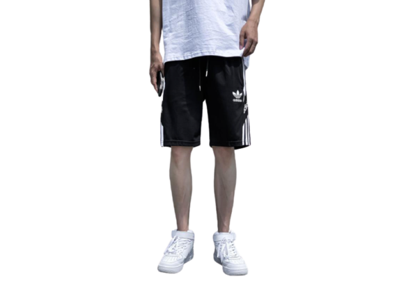 ⁦מכנס אדידס-ADIDAS PANTS-BLACK-WHITE⁩ – תמונה ⁦3⁩