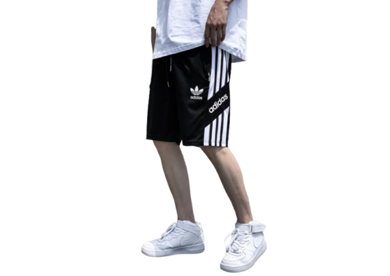 ⁦מכנס אדידס-ADIDAS PANTS-BLACK-WHITE⁩ – תמונה ⁦4⁩