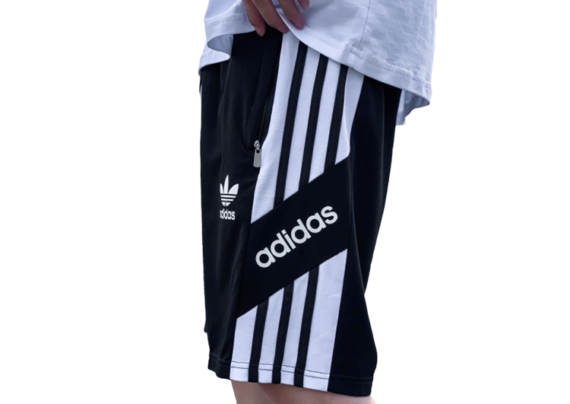 ⁦מכנס אדידס-ADIDAS PANTS-BLACK-WHITE⁩ – תמונה ⁦2⁩