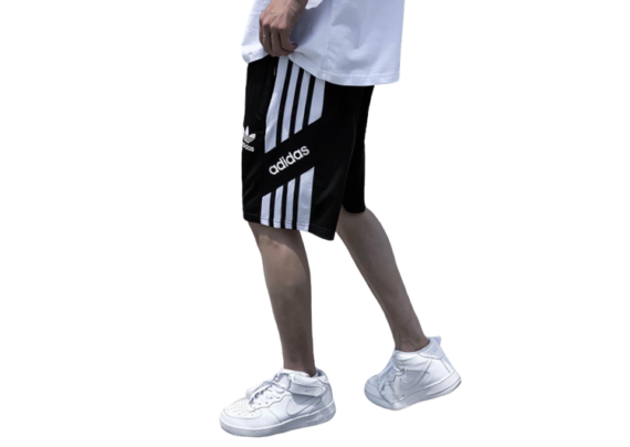 ⁦מכנס אדידס-ADIDAS PANTS-BLACK-WHITE⁩ – תמונה ⁦6⁩