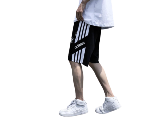 ⁦מכנס אדידס-ADIDAS PANTS-BLACK-WHITE⁩ – תמונה ⁦9⁩