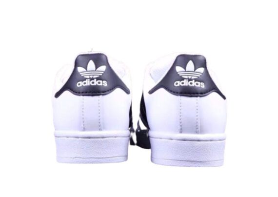 ⁦נעלי אדידס-ADIDAS Stan Smith - Shell Head White Black Label⁩ – תמונה ⁦4⁩