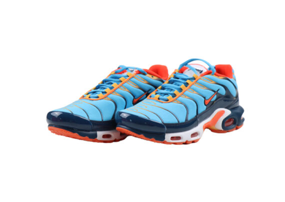 ⁦נעלי נייק-NIKE AIR MAX PLUS TN-BLACK-ORANGE -LIGHT BLUE⁩ – תמונה ⁦2⁩