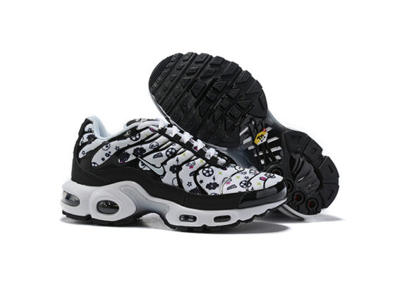 ⁦נעלי נייק-NIKE AIR MAX PLUS TN-WHITE-BLACK⁩ – תמונה ⁦6⁩