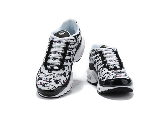 ⁦נעלי נייק-NIKE AIR MAX PLUS TN-WHITE-BLACK⁩ – תמונה ⁦3⁩