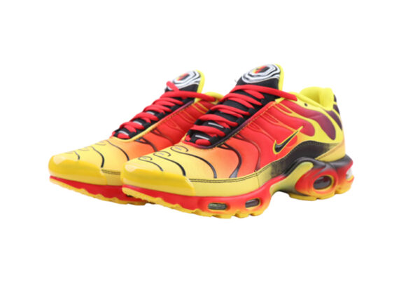 ⁦נעלי נייק-NIKE AIR MAX PLUS TN-YELLOW-RED-BLACK⁩ – תמונה ⁦2⁩