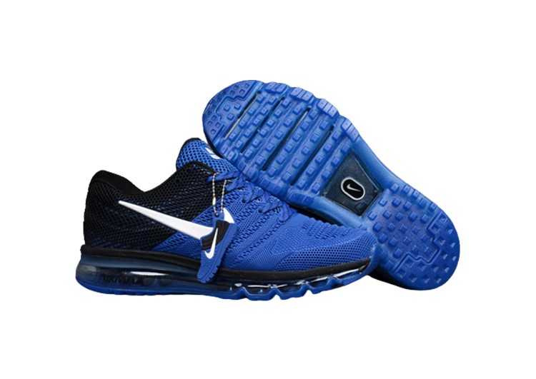 נעלי נייק-Nike Air Max 2017- CERULEAN BLUE- BLACK RUSSIAN – תמונה 6
