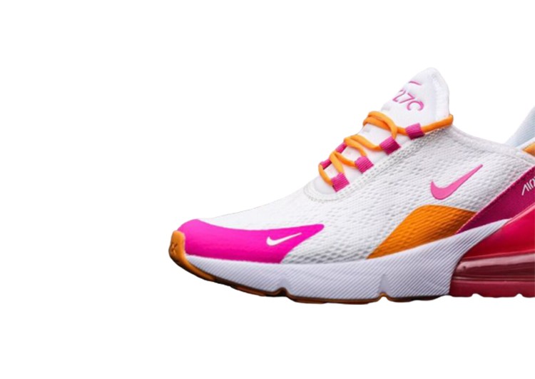 נעלי נייק-Nike Air Max 270 MANGO TANGO -WHITE – תמונה 5