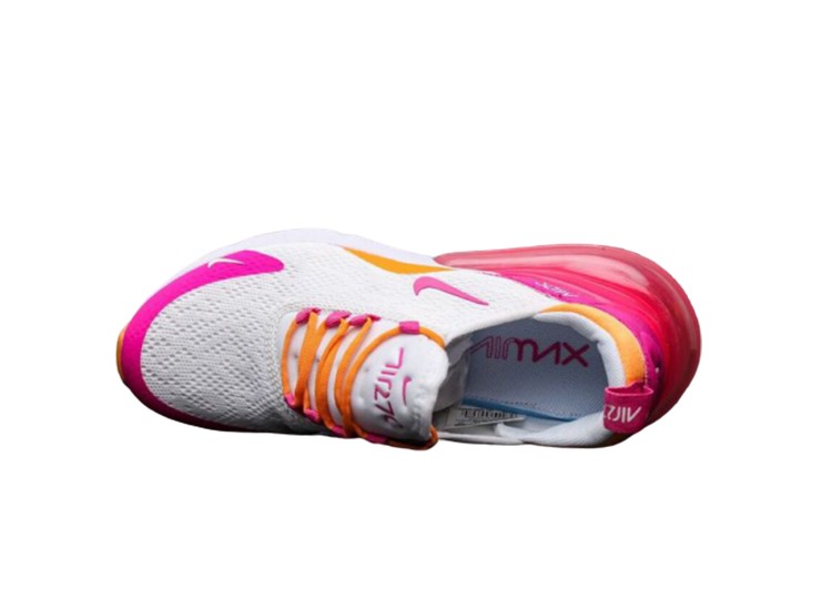 נעלי נייק-Nike Air Max 270 MANGO TANGO -WHITE – תמונה 4