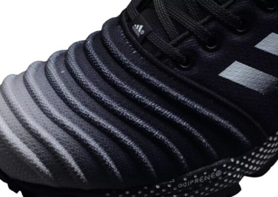⁦נעלי אדידס-ADIDAS AeroBounce – Black Russian-White Logo⁩ – תמונה ⁦7⁩