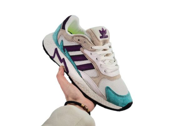 ⁦נעלי אדידס-ADIDAS Tresc Run – Fountain Blue-Blackberry⁩ – תמונה ⁦3⁩