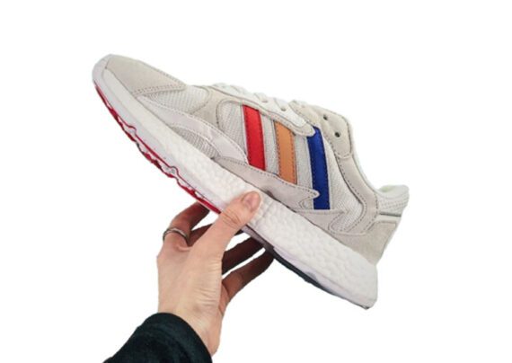 ⁦נעלי אדידס-ADIDAS Tresc Run – Gray -Chrome White-Pale Slate⁩ – תמונה ⁦8⁩