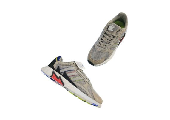 ⁦נעלי אדידס-ADIDAS Tresc Run – Gray - Red - Black⁩ – תמונה ⁦5⁩