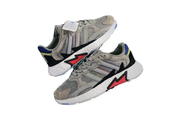 ⁦נעלי אדידס-ADIDAS Tresc Run – Gray - Red - Black⁩ – תמונה ⁦2⁩