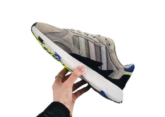 ⁦נעלי אדידס-ADIDAS Tresc Run – Gray - Red - Black⁩ – תמונה ⁦6⁩