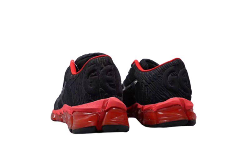 נעלי אסיקס-ASICS - Black & Dark Red – תמונה 10