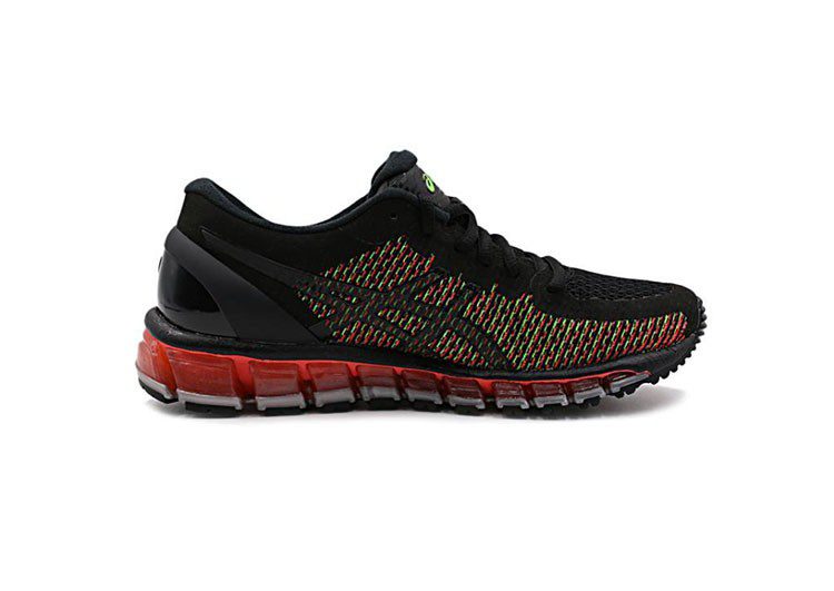 נעלי אסיקס-ASICS - Black & Green – תמונה 2
