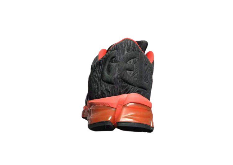 נעלי אסיקס-ASICS - Black & Light Red – תמונה 4