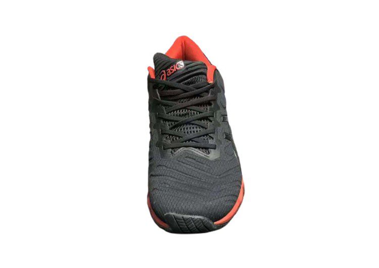 נעלי אסיקס-ASICS - Black & Light Red – תמונה 3