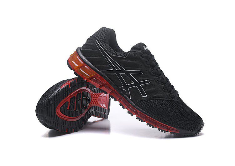 נעלי אסיקס-ASICS - Black & Red – תמונה 5