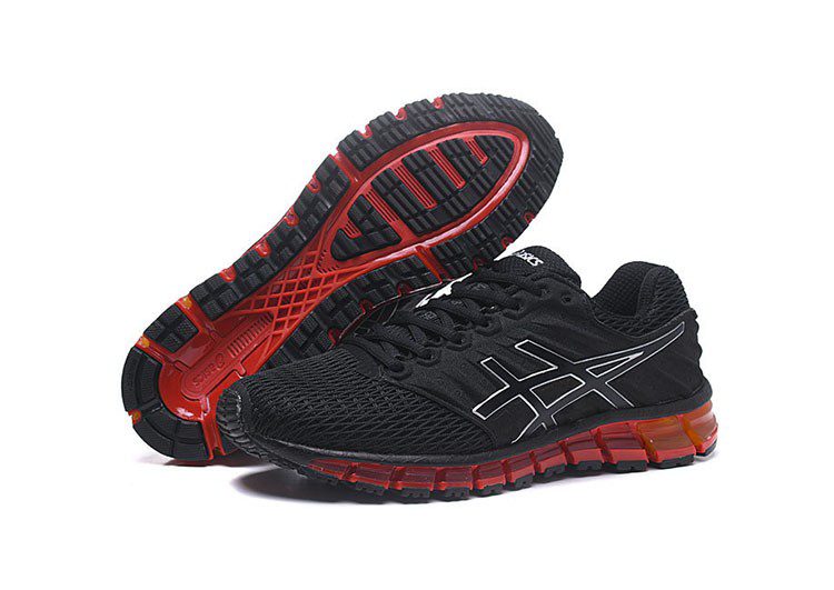 נעלי אסיקס-ASICS - Black & Red – תמונה 6