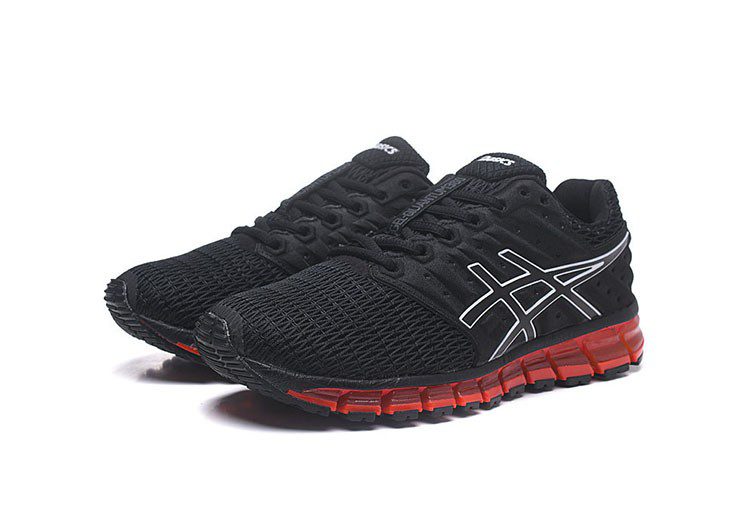 נעלי אסיקס-ASICS - Black & Red – תמונה 2