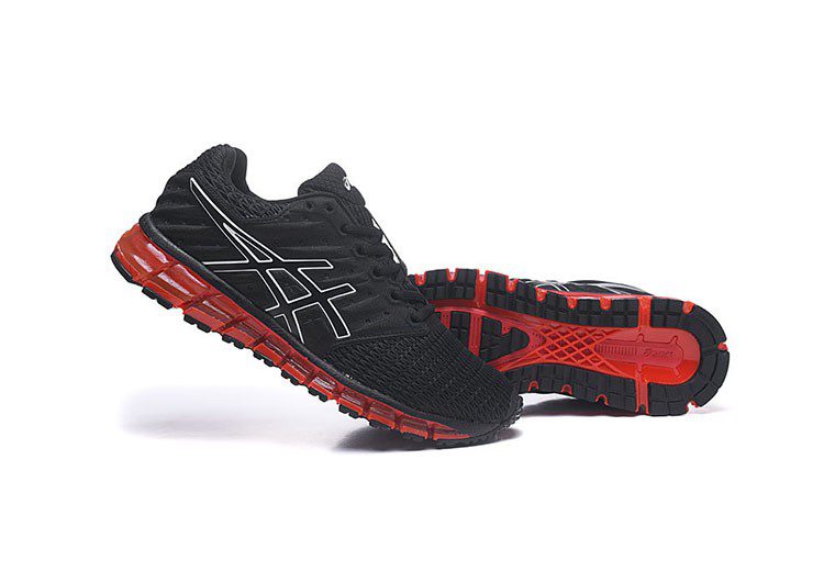 נעלי אסיקס-ASICS - Black & Red – תמונה 7
