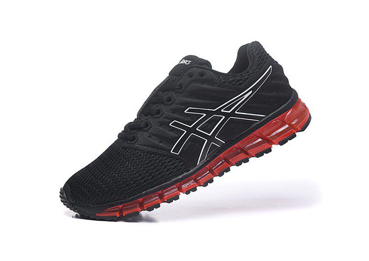 נעלי אסיקס-ASICS - Black & Red – תמונה 3