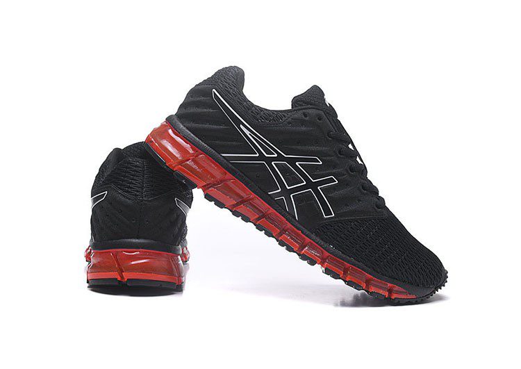 נעלי אסיקס-ASICS - Black & Red – תמונה 8