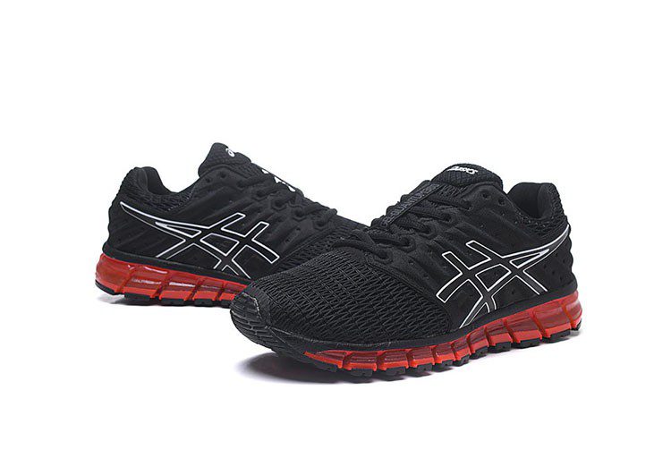נעלי אסיקס-ASICS - Black & Red – תמונה 4
