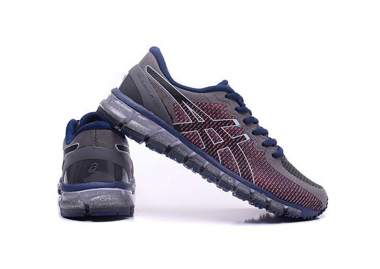 נעלי אסיקס-ASICS - CM -Light Gray Navy Blue – תמונה 4