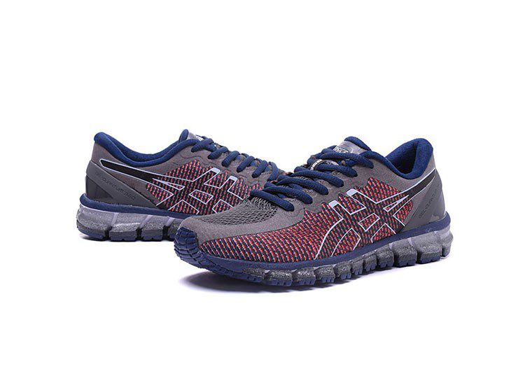 נעלי אסיקס-ASICS - CM -Light Gray Navy Blue – תמונה 2
