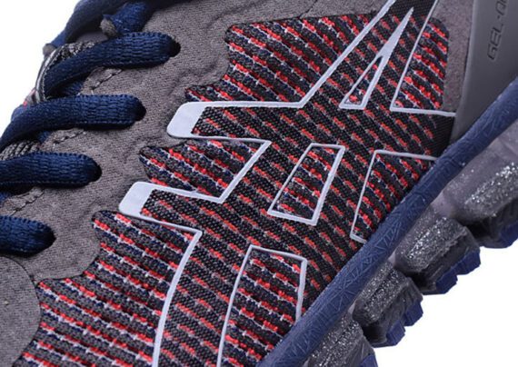 ⁦נעלי אסיקס-ASICS - CM -Light Gray Navy Blue⁩ – תמונה ⁦8⁩