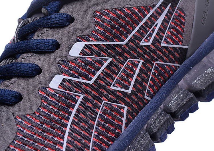 נעלי אסיקס-ASICS - CM -Light Gray Navy Blue – תמונה 8