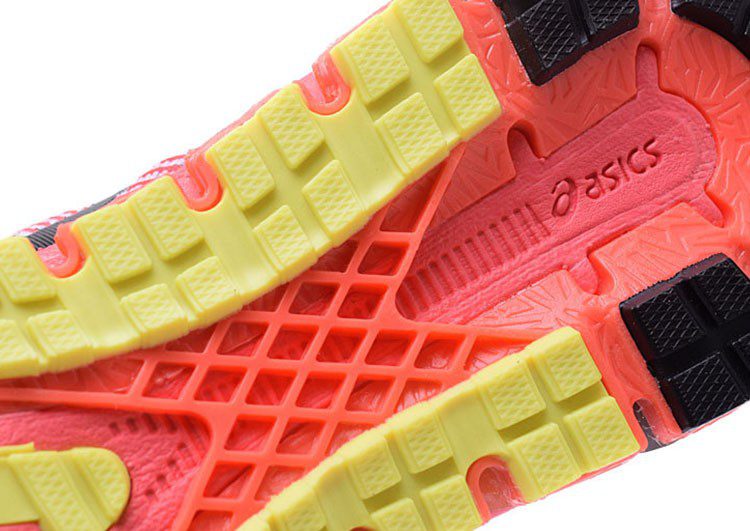 נעלי אסיקס-ASICS - Coral Light Green & Red – תמונה 3