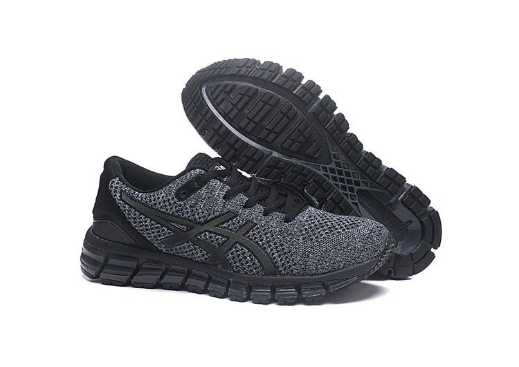 נעלי אסיקס-ASICS - KNIT 2 - Black Gray – תמונה 6