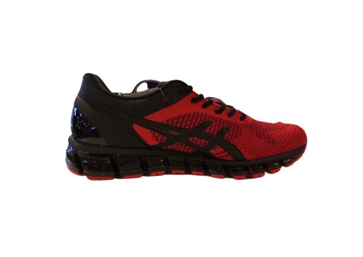 נעלי אסיקס-ASICS - KNIT - Dark-Red Black – תמונה 2