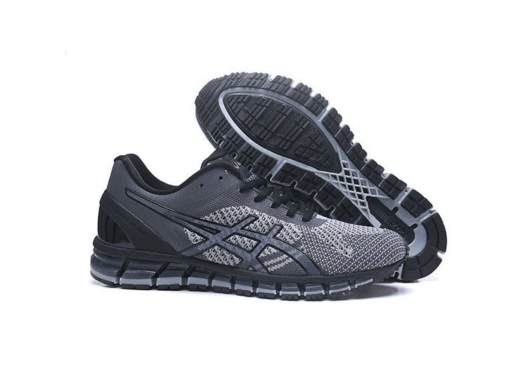 נעלי אסיקס-ASICS - KNIT - Light Gray Dark Gray – תמונה 3