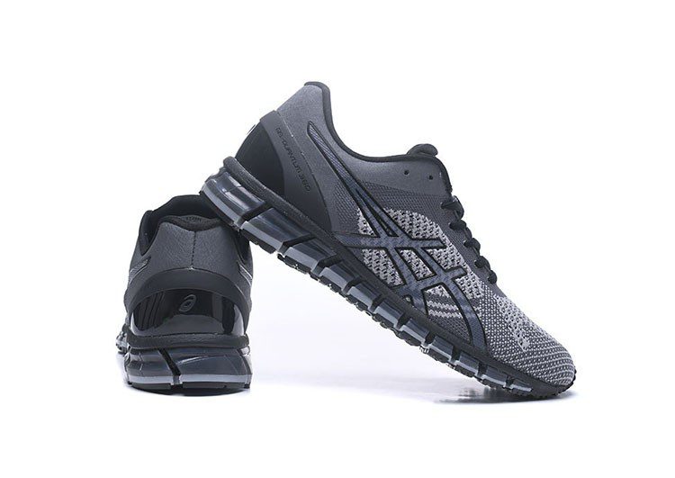 נעלי אסיקס-ASICS - KNIT - Light Gray Dark Gray – תמונה 4